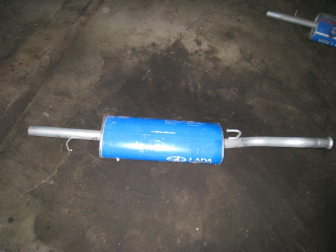 Глушитель ВАЗ 2110- 2112 закатной 21120120001181 до 2008 года, - АвтоВаз ОАО