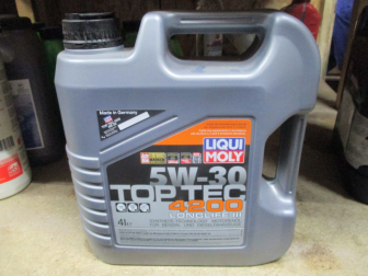Моторное синтетика 5W-30 (4 литра) Top Tec 4200 НС синтетическое масло для Volkswagen, Лачетти - LM