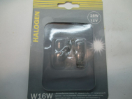 Лампа W16W T15 12v заднего фонаря Шевроле Круз 12450313 22692679 4811659 GIP06094 - 2 штуки - GANZ