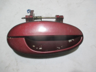 Ручка двери наружная задней правой 96260970 RR DWMC Шевроле Реззо Дэу Такума - Красная - БУ