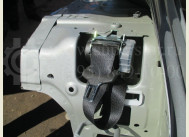 Ремень безопасности Шевроле Авео Т300 задний левый 95971113, 19258999, - БУ S-38