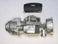 Замок зажигания 1681167 3M513F880AC 4M5AA22050BM Ford Focus 2-3 с МКПП с 1 ключом - К9, - БУ
