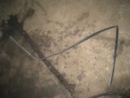 Уплотнитель стекла двери Киа Рио 3 передней правой 825404X000, - БУ