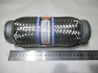 Гофра глушителя 55x200 приемной трубы компенсатор выхлопной системы 3-х слойная - Transmaster Univ