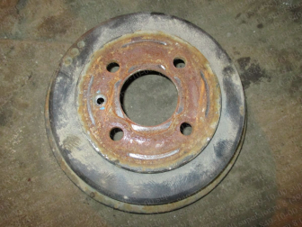 Барабан тормозной задний Шевроле Авео Т300 96853514 Шевроле Кобальт R14, - БУ-2