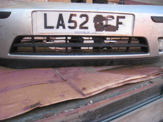 Бампера переднего Форд Фокус 1 - Спойлер 1144014, 2M5117B769AAYYB9, - БУ F0-17