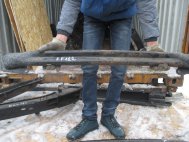 Усилитель бампера заднего Форд Фокус 1 Хэтчбек 1152223, 98ABA17912, 1M51A17912BA, B462A, - БУ