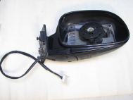 Зеркало правое 96453260 96330428 Chevrolet Rezzo электр-е 5 pin - Черное - дефект - Без стекла! - БУ