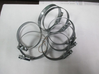 Хомут 40х60 червячный 40-60 мм нержавейка (500), - Technik