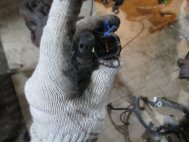 Датчик кислородный 96418971 96419315 Шевроле Спарк Дэу Матиз 0.8 литра с подогревом 380 мм, - БУ-2