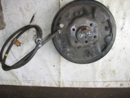 Ступица задняя левая 432021YP0A 43202EM30A Ниссан Тиида С11 Куб с барабаном 43206ET00A, - БУ