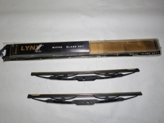 Щетка стеклоочистителя 400 мм каркасные 4040LR для российских авто комплект - 2 штуки, - LYNXauto