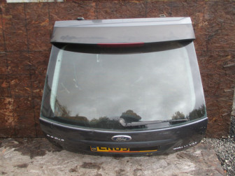 Крышка багажника Форд Фокус 2 Хэтчбек 1487316 - БУ Т-Серая - Полностью в сборе и со спойлером