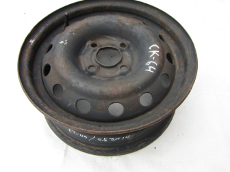 Диск стальной R14 5.5Jx14 ET45 DIA 56,6 4x100 96417316 Авео Т200-250-255 - Черный - ДЕФЕКТ CK64 - БУ