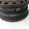 Диск стальной R14 5.5Jx14 ET45 DIA 56,6 4x100 96417316 Авео Т200-250-255 - Черный - ДЕФЕКТ CK64 - БУ