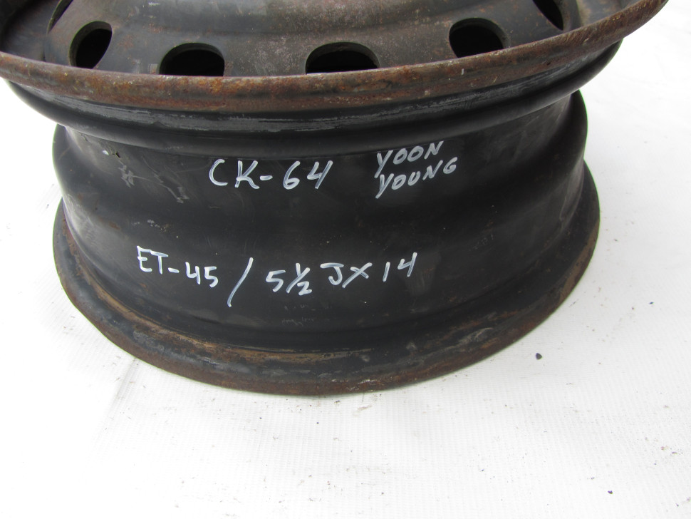 Диск стальной R14 5.5Jx14 ET45 DIA 56,6 4x100 96417316 Авео