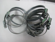 Хомут 50х70 червячный 9 мм 50-70 мм нержавейка, -NORMA