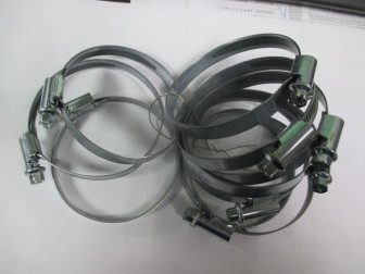 Хомут 50х70 червячный 9 мм 50-70 мм нержавейка, -NORMA