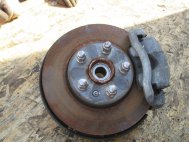 Суппорт Шевроле Авео Т300 Круз Опель Астра J - Скоба переднего R15 13301204, 0542117 - БУ-3