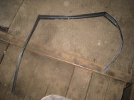 Уплотнитель стекла двери Опель Антара, Шевроле Каптива задний левой 96624286, 4808423, - БУ