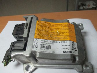 Блок управления подушкой безопасности Форд Фокус 1 2M5T14B056BD, 0258001424, - БУ