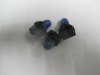 Патрон щитка приборов с лампой W12W, A12-1.2 цокольная подсветки приборов 12V 1,2W синяя, - БУ