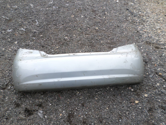 Бампер задний Шевроле Авео Т200 Хэтчбек 96543017 - БУ Серебро - N-80 - клей от пленки защитной