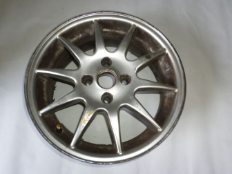 Диск литой R15 6JX15H2 E42 PCA4x100 DIA56 35156042B8 96653145 алюминиевый - 10 лучей К-12- N-2 - БУ