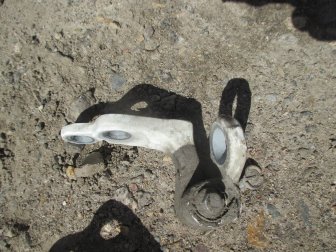 Петля двери задней левой 5012218 3M51R26811AC-Y нижняя Форд Фокус 2  Черная - БУ