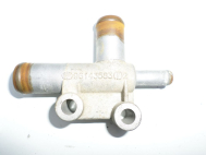 Тройник системы охлаждения 96352644 96143583 на ГБЦ Шевроле Ланос A15SMS - алюминиевый, - БУ