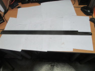 Молдинг стекла двери задней правой бархотный 96601519 Шевроле Спарк М200, - БУ