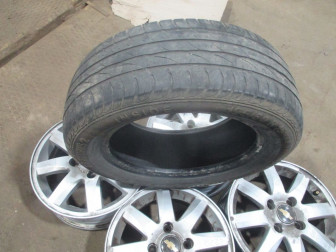 Шина летняя R15 195/60 Barum Bravoris 2 Inside 88H, - БУ износ 50%