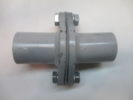 Фланец 45x45 mm L60 глушителя ремонтный комплект фланец 2 шт, прокладка, крепеж - Trialli