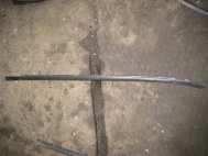 Молдинг стекла двери задней правой 832204Y000 наружный Киа Рио 3, - БУ