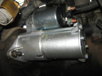 Втягивающего реле замена на снятом стартере Шевроле Ланос, Шанс, Дэу Ланос, Сенс