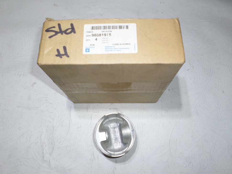 Поршень двигателя 96081975 Стандарт 76.47мм 96350120 Нексия Ланос 1,5л ...