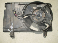 Вентилятор радиатора дополнительный 96536520 FD Шевроле Авео Т200-255 с кондиционером - ТРЕЩИНА - БУ