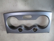 Накладка блока управления печкой Шевроле Авео Т200 - 96539550 96539552 96618920 - Серебро - БУ