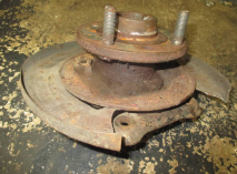 Щиток тормозной задний левый 96549620, 96463796 Шевроле Лачетти Все кузова со ступицей в сборе, - БУ 