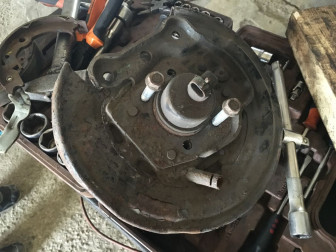 Щиток тормозной задний правый 96549620, 96463796 Шевроле Лачетти Все кузова, - БУ