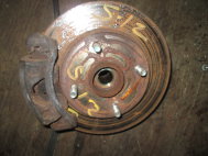 Кулак передний левый Шевроле Лачетти 96454297, 96488823 для всех кузовов, - БУ - Голый