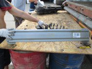 Усилитель бампера переднего Шевроле Авео Т300 все для USA 96878591, - БУ S24