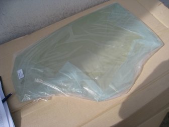 Стекло двери Хендай Солярис заднее правое седан 824200U010, - Бор