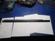 Молдинг стекла двери задней левой наружный 96690122, 95228888 Шевроле Спарк М300, - БУ