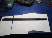 Молдинг стекла двери задней левой наружный 96690122, 95228888 Шевроле Спарк М300, - БУ 