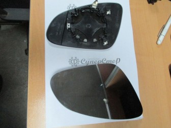 Зеркальный элемент Опель Астра J зеркала правого 1428452, 13265469 с подогревом, - BodyParts