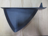 Накладка торпеды Форд Фокус 3 боковая 1712592 BM51A044C60AB3 AAW CV6Z58044C60AB правая - Черная - БУ