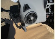 Торпеда - накладка левая, над рулевой колонкой 95233992 Шевроле Авео Т300, - БУ Серая - без сопла