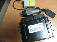 Блок управления двигателем 96325259 CW 1APN Дэу Матиз KEMSCO 4R - Комплект с замком, - БУ