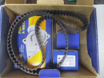 Ремень ГРМ 127z Комплект 93744703 Авео Круз Ланос Лачетти Нексия 1,4-1,6л 16V - с помпой - AMD